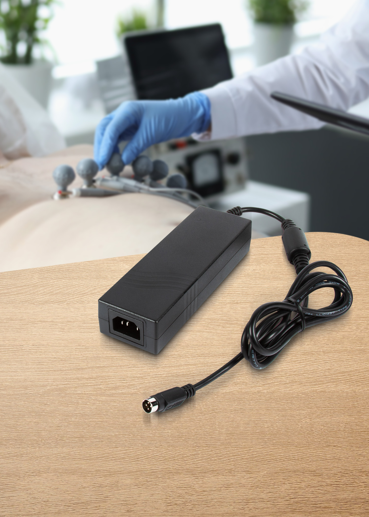 High-Density Medical Desktop Power Supply is Half the Size